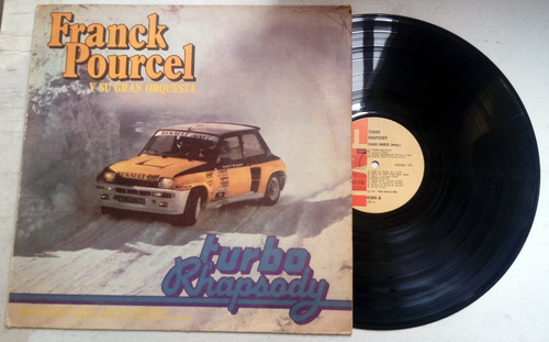 Franck Pourcel Y Orq. Turbo Rhapsody Lp Argentino / Kktus