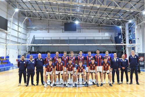 Imagen 4 de 4 de Camiseta Suplente Voley San Lorenzo Marca Nr Niños Oficial