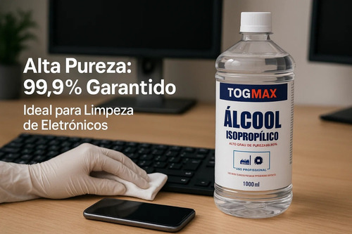 Álcool Isopropílico 99,8% 1 L Placa Eletrônico Premium