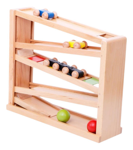 Pista De Carreras De Rampas De Madera De Ramas De Madera