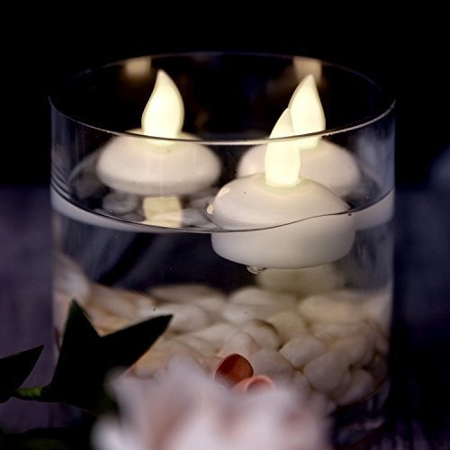 Floating Candle Flameless Led Tea Lights 12 Pack For Spa