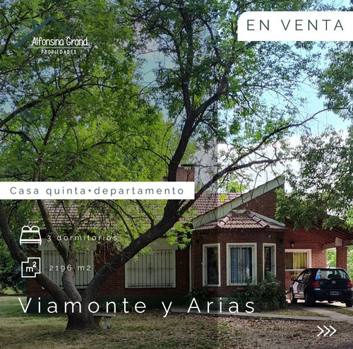 Excelente Casa Quinta Con Departamento En Venta En Marcos Paz