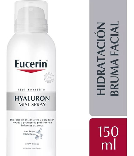 Eucerin Hyaluron Bruma Hidratante Facial Piel Sensible 15ml