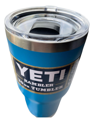 Yeti 30oz Termo Tapa Magslider Térmico 887ml Azul Neon 2