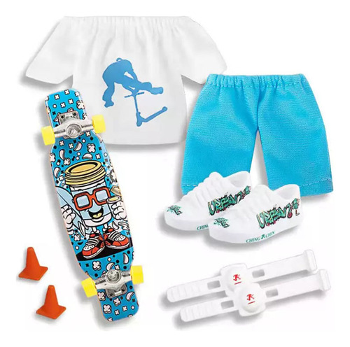 Toe Skate Con Kit De Herramientas Y Ropas Para Calcetines Az