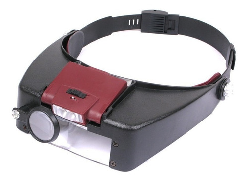 Lupa Binocular Cabeza Vincha Con Luz Led Ideal Electronica