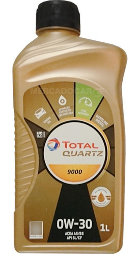 Aceite Total Quartz Ineo 0w30 X 1 Litros 100 % Sintético