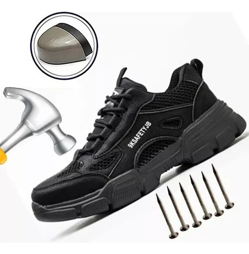 Industrial Tennis Breathable Seguridad Trabajo Casquillo G63