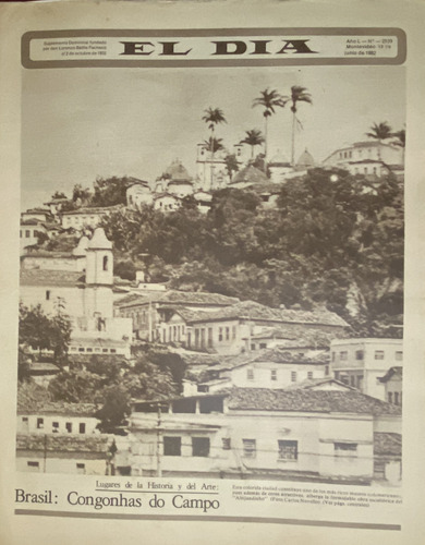 Vintage El Día N° 2539 Diario De Montevideo (1) 1982 (Usado)