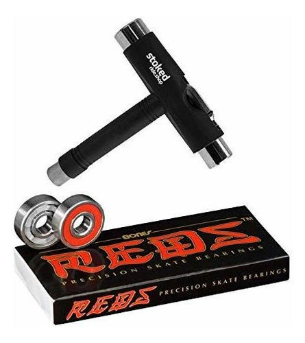 Imagen 1 de 6 de Reds Rodamiento Para Patineta 8 Unidades