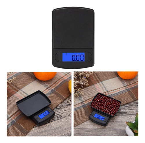 Báscula Electrónica De Bolsillo Digital Con Pantalla Lcd, 2