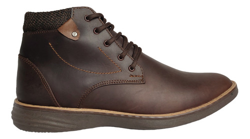 Botas Para Hombre En Cuero Ref. Ciénaga Negro Y Roble 