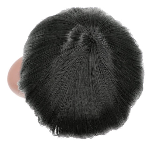 Peluca Afro Para Niñas Con Corte De Pelo Corto Con Flequillo