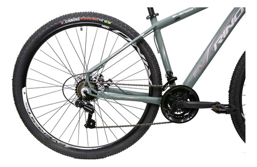 Bicicleta Rino Everest Aro 29 Freio Disk Cambios Shimano 24v Cor Verde exército