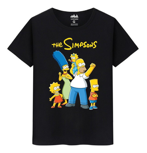 Camiseta Masculina Algodão Premium Família The Simpsons Bart