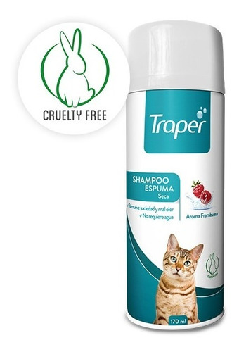 Shampoo Espuma Seca Traper 170ml