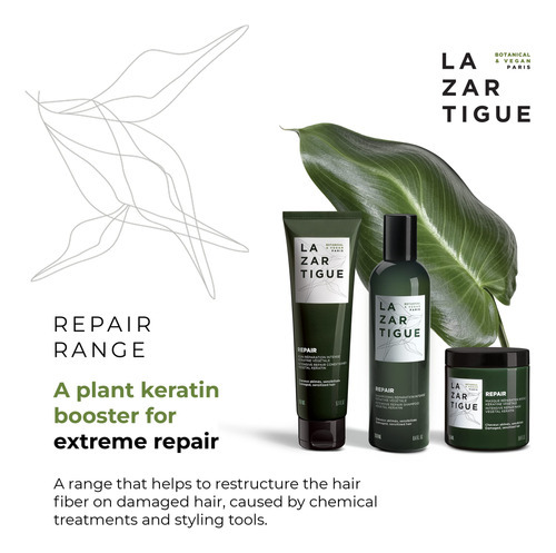 Lazartigue Champ Reparador | Tratamiento De Queratina Vegeta