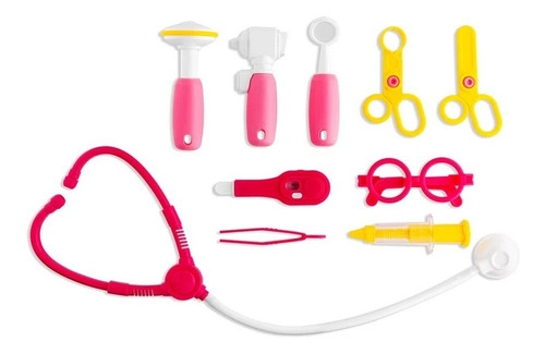 Maleta Médico Infantil Minnie Mouse Mala C/ Acessório Disney