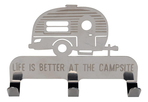 Life Is Better At The Campsite - Colgador De 3 Ganchos,...