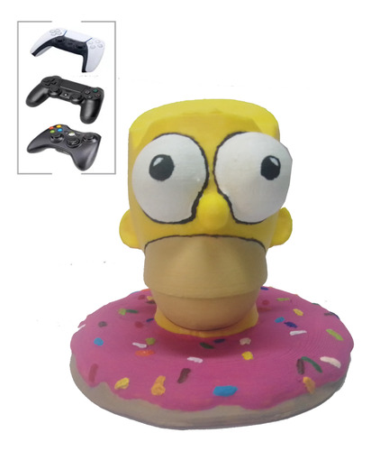 Soporte Mando Joystick Control Mesa Figura Homero Simpson