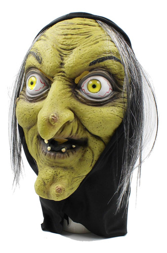 Partyhop - Máscara De Bruja Anciana - Disfraz De Cosplay De