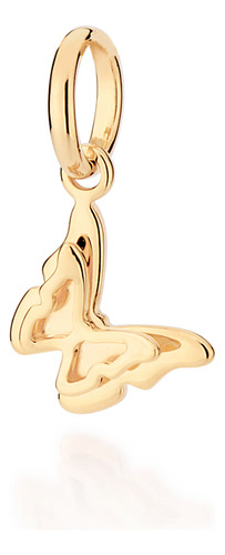 Pingente Borboleta Banhado A Ouro 542730 Rommanel Cor Dourado