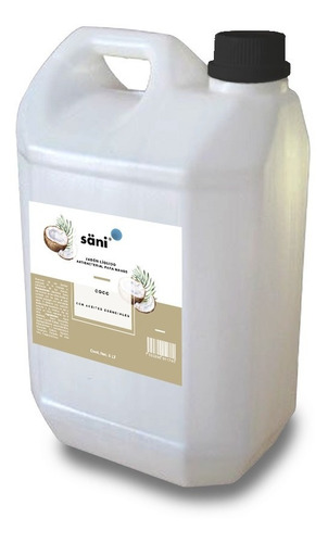 Jabón Líquido Antiséptico Para Manos Aroma Coconut 5l