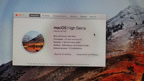 iMac 2.5 Ghz, Intel Core I5, 4gb Ram, 1tb Ssd, Amd Radeon Hd (Usado)