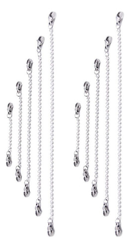 ) 10 Piezas Extensor De Collar Cadena De Extensión Con