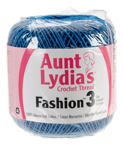 Tia Lydia's Bulk Buy Moda Crochet Algoon Hilo Tamaño 3