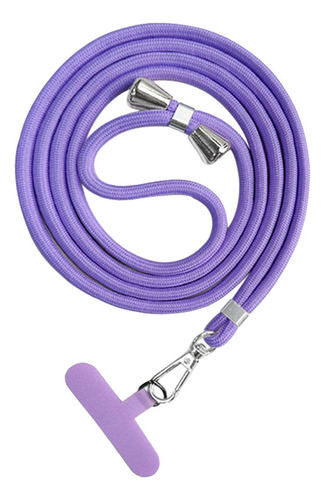3 Cordón De Teléfono Anti Lost Tether Tab Púrpura