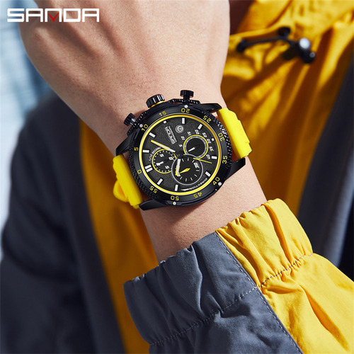 Reloj Sanda Man Luminous Chronograph Date Quartz 5314