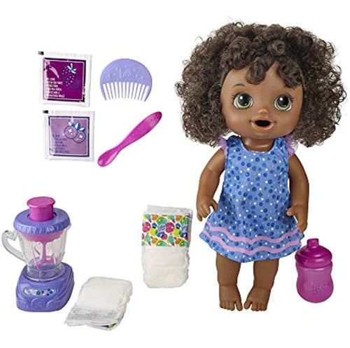 Baby Alive Magical Mixer Baby Doll Berry Shake Con Accesorio