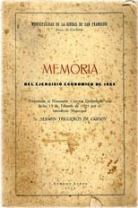 Memoria Del Ejercicio Económico De 1924