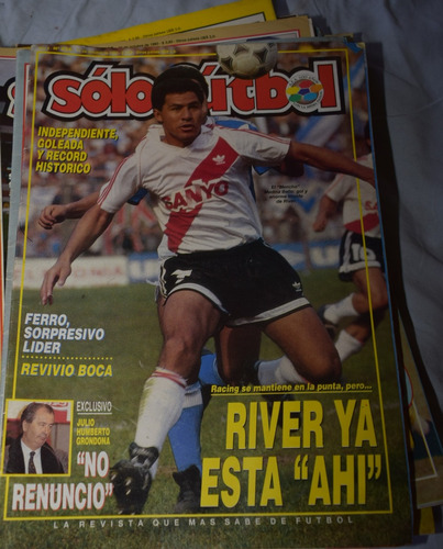 Revista Solo Futbol River Ya Esta Ahi 1993