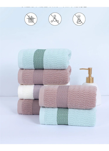 2 Toallas Absorbentes De Algodón Puro, Toallas Faciales, Sua