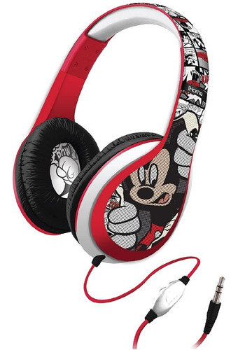 Ekids - Auriculares De Diadema, Mickey Mouse Audifonos