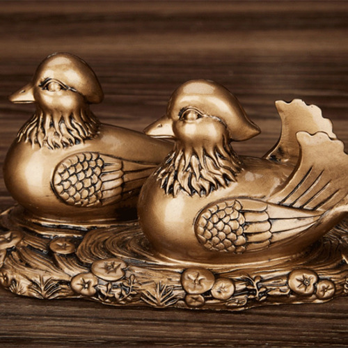 I China Feng Shui Un Par De Patos Mandarines Encanto De