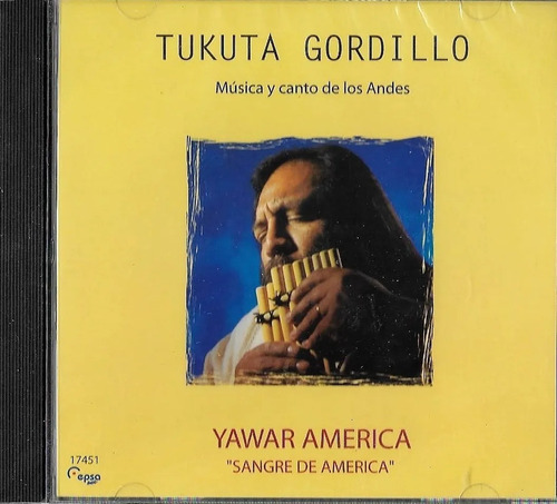 Tukuta Gordillo Yawar America Sangre De America Cd En Stock