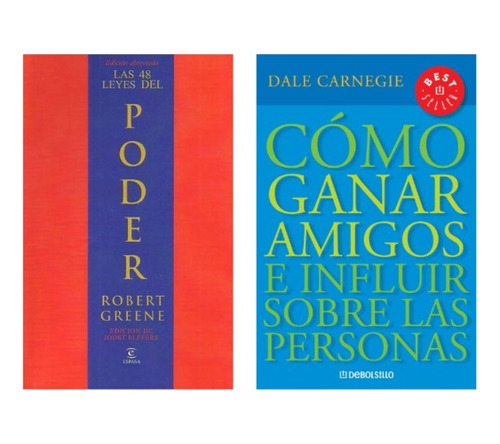 Como Ganar Amigos + Las 48 Leyes Del Poder ( Pack 2 Libros )