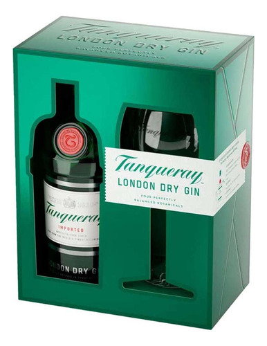 Gin Tanqueray London Dry 750ml + Taça