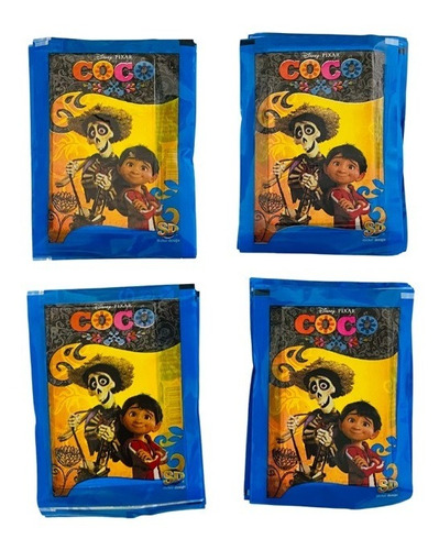 100 Sobres De Figuritas Coco - Disney