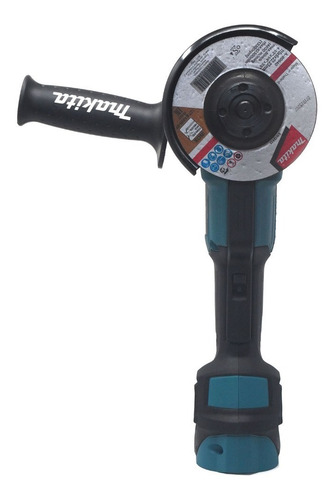 Imagen 2 de 9 de Amoladora Inalámbrica Makita 115 Mm Vel Variable Sin Batería