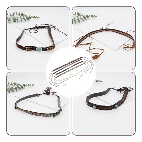 4 Correas Decorativas Para Sombrero, Gorra De Playa, Banda P