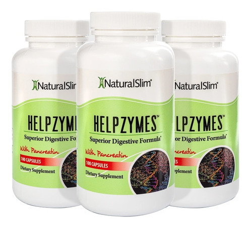 Helpzymes Enzimas Digestivas Natural Slim