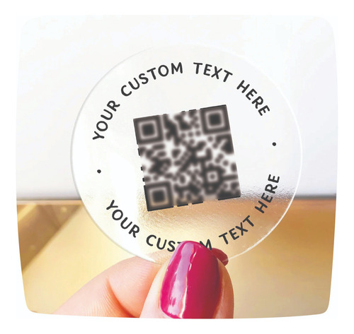 100 Sticker Carta Menú Digital Código Qr