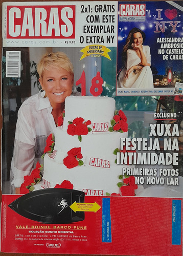 Revista Caras Nº 941 18 Novembro 2011 Xuxa Daniela Mercury (Usado)