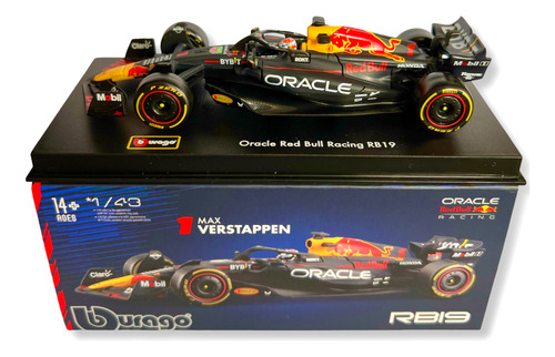 F1 - Auto Rb19 Redbull Max Verstappen #1 Formula 2023 1/43