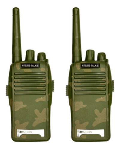 Rádio Comunicador Walkie Talkie Infantil Verde Militar