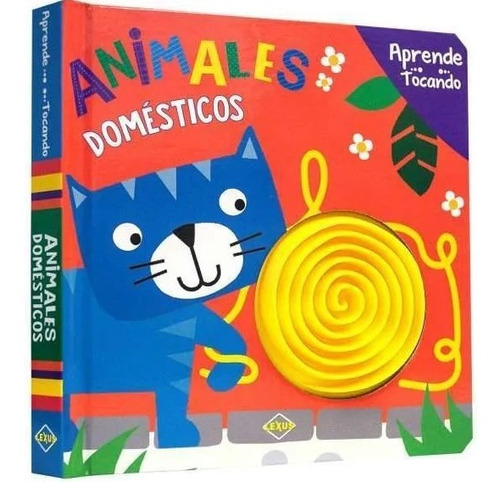  Libro Infantil Animales Domésticos, Texturas, Sensorial